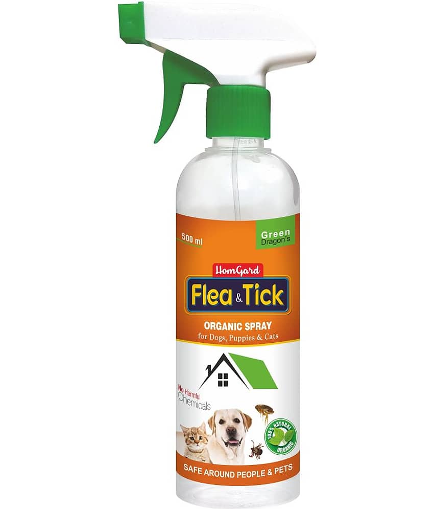 Green Dragon Tick Spray HomGard for Dogs, and Cats