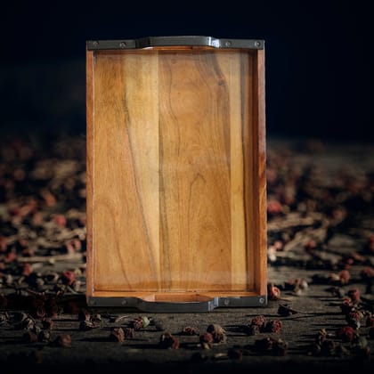 Handcrafted Multipurpose Serving Tray With Handle