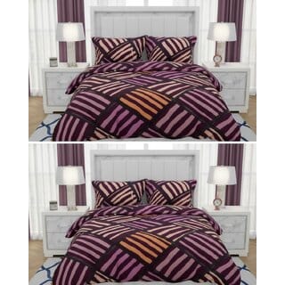 BEDZY Polar Fleece Winter Warm Double Bedsheet | Set of 2 Bedsheets