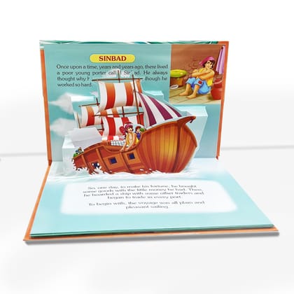Sinbad Pop Up Fairy Tales Book for Children Age 3 - 7 Years (Pop-Up Fairy Tale Books) [Board book] Dreamland Publications [Board book] Dreamland Publications