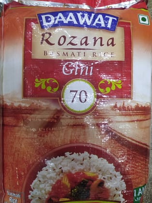 Daawat Rozana Basmati rice. Gini 