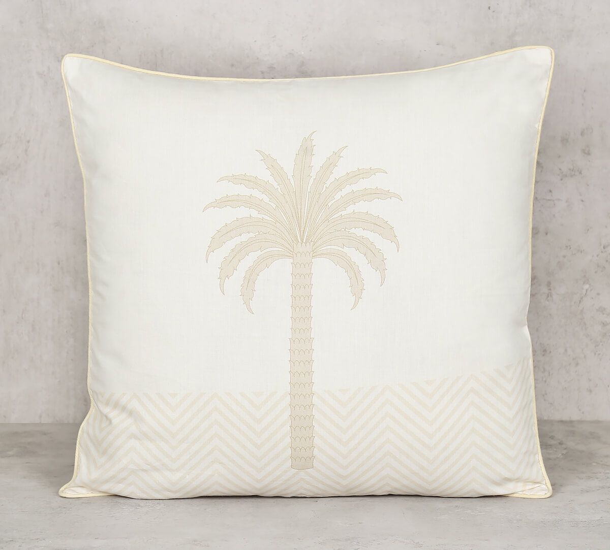 India Circus Steamy Sultry - Cotton Poplin Cushion Cover- 16 X 16 Inch