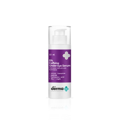 The Derma Co 5% Caffeine Under Eye Serum with Retinol & Peptide for Dark Circles & Puffiness Treats Dark Circles | Fights Signs Of Aging The Derma Co 5% Caffeine Under Eye Serum with Retinol & Peptide for Dark Circles & Puffiness Treats Dark Circles | Fi