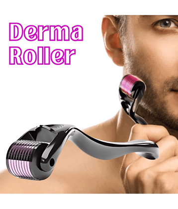 Derma roller For Hair growth And Wrinkles  Face Microdermabrasion  0.5mm Titanium Alloy 540 Micro Needles