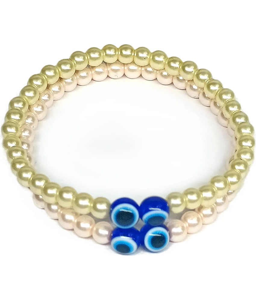 DAIVYA WELLNESS - Multicolor Bracelet ( Pack of 2 )