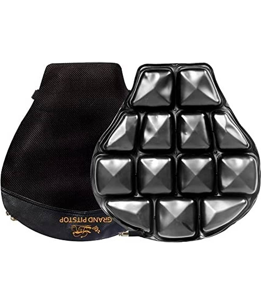 GRAND PITSTOP Inflatable Air Seat Cushion | Breathable Mesh Cover & Non-Skid Bottom |  Ideal for Medical, Office, Home, Motorcycle, Car Lumbar Support
