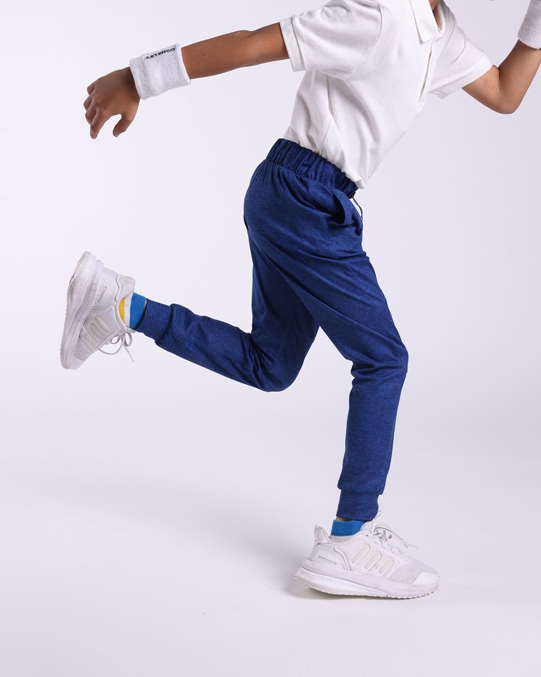 Active Dry-Fit Joggers-4-5 Y / Blue Melange