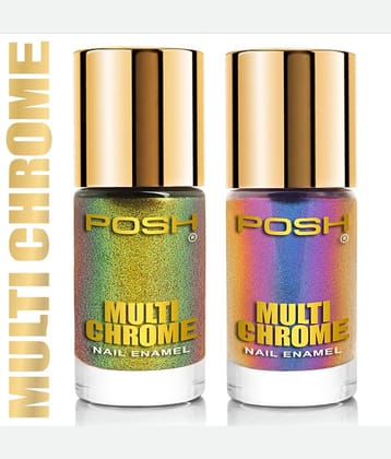 Posh Nail Polish Multi Multichrome Pack of 2 18 mL
