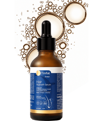 Tinfal Hair Regrowth Serum with Redensyl & Biotin for Thick & Fuller Hair, Paraben-Free 50 ml