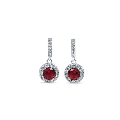 Magical Red Moon 925 Sterling Silver danglers for Mom