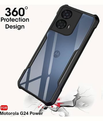 ZAMN Shock Proof Case Compatible For Polycarbonate MOTOROLA G24 Power ( )