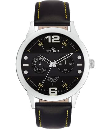 Walrus Steve Black Color Analog Men Watch-WWM-STV-020207Y