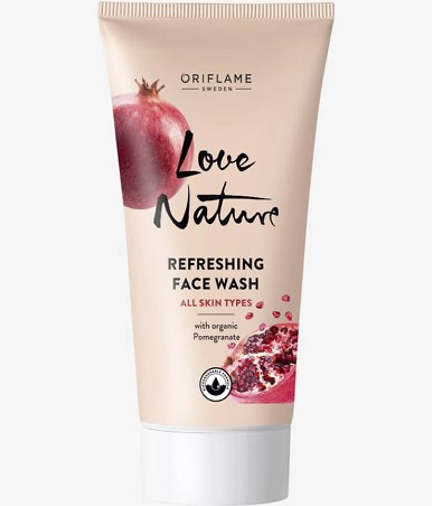 LOVE NATURE Refreshing Face Wash with Organic Pomegranate Face Wash 50 mL