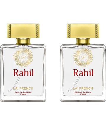 LA FRENCH Rahil Eau De Parfum (EDP) For Unisex 200ml ( Pack of 2 )