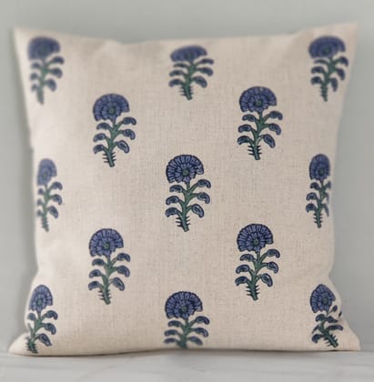 Block Printed Cotton Cushion Covers | Set of 2 | Geometric Design