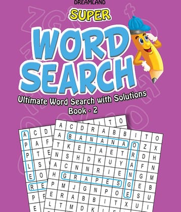 Super Word Search Part - 2 - Interactive & Activity  Book