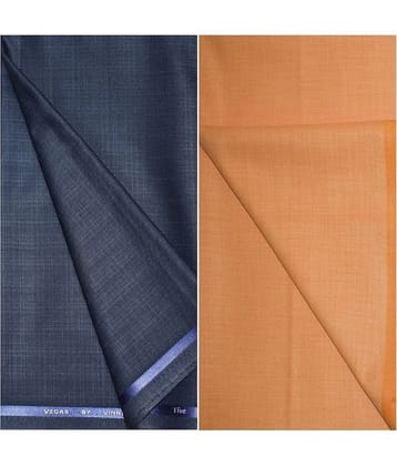 KUNDAN SULZ GWALIOR Multi Cotton Blend Unstitched Shirts & Trousers ( 1 Pant & 1 Shirt Piece )