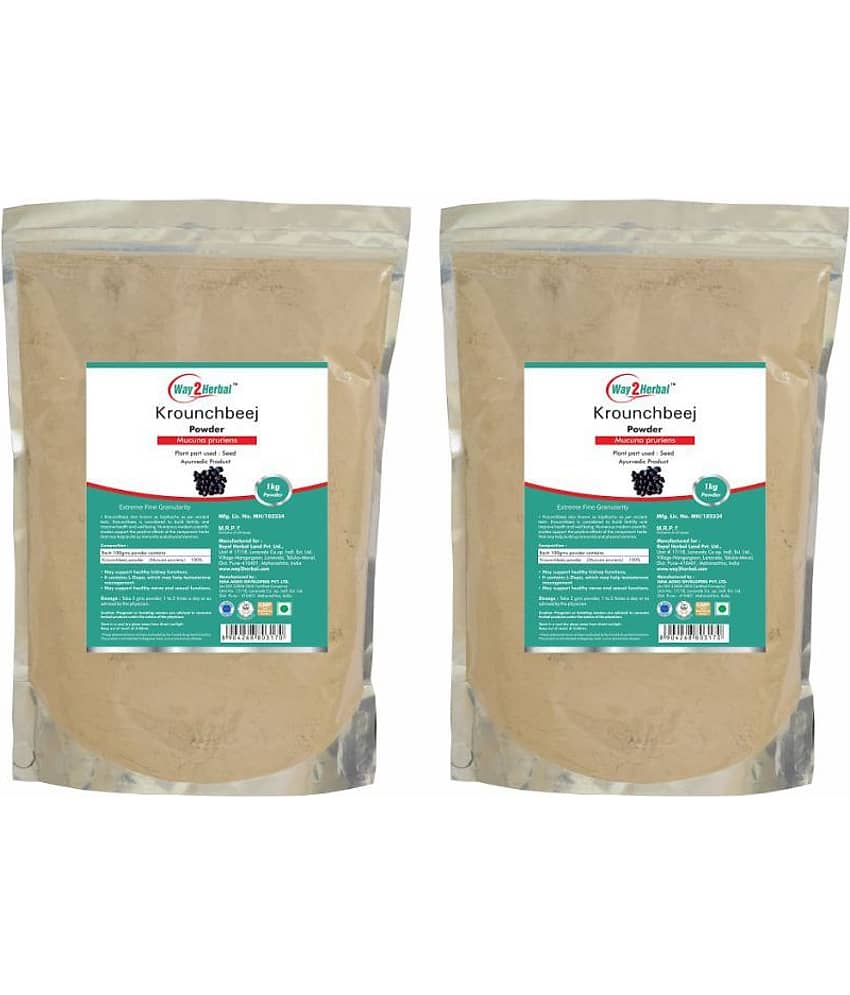 Way2Herbal Krounchbeej Powder 1 kg Pack of 2
