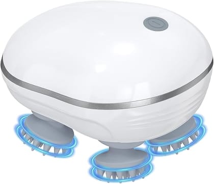 Scalp Full Body Pain Relief Massager,Rechargeable Electric Head Kneading Massager, Handheld Portable Head Scratcher for Hair Growth,Deep Clean & Relaxation, ( Multicolour )