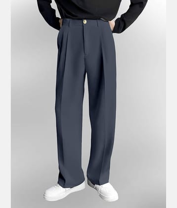 FTX Loose Men's Korean Pant - Blue ( Pack of 1 )