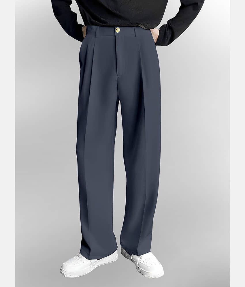 FTX Loose Men's Korean Pant - Blue ( Pack of 1 )