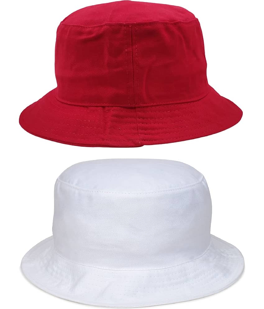 Zacharias - Multi Color Cotton Men's Hat ( Pack of 2 )