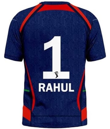THE BLAZZE Sports India IPL Cricket Team T Shirt Jersey For MensFor Lucknow LU Rahul 1