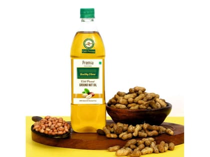 Healthy Fibres Cold Pressed Groundnut Oil-1L