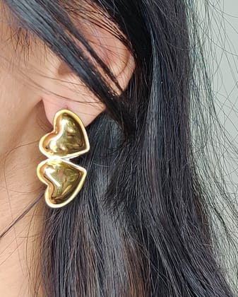 Twin Heart Earrings