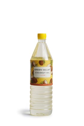 Green Valley 100% Pure Semi-Cold Pressed Coconut Oil, PET Bottle 1litre