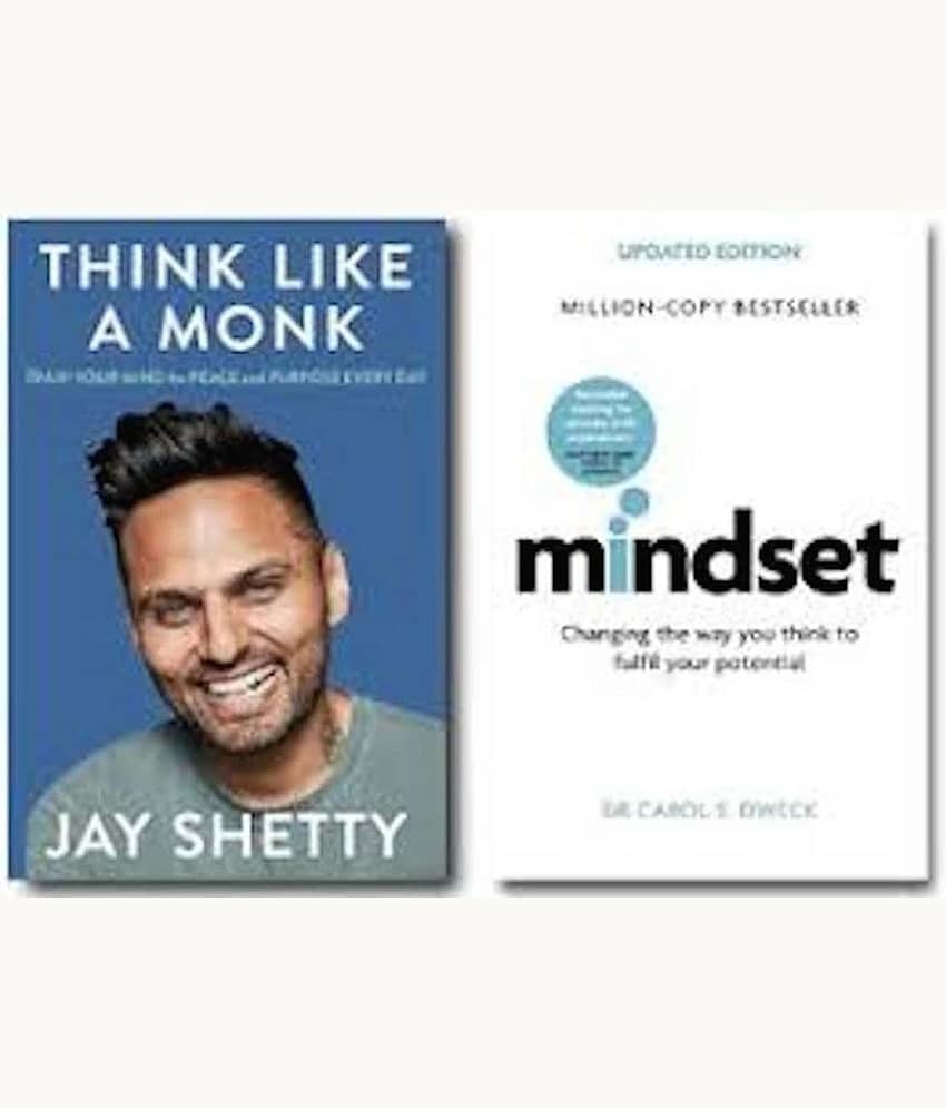 Think Like a Monk + Mindset 2 Books Combo