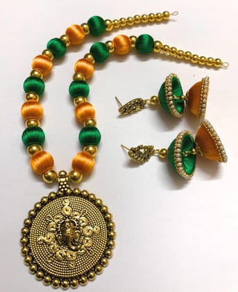 Radiant Bloom Multicolor Jewellery Set