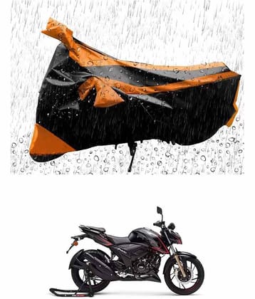 JVG Bike Body Cover for TVS Apache RTR 200 4V FI ( Pack of 1 ) , Orange