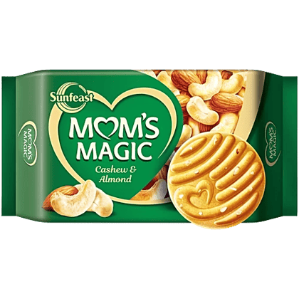 Sunfeast Mom's Magic Cashew & Almond Biscuits, 560 g (5 N x 112 g each)