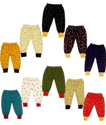 DIAMOND EXPORTER Pack of 10 Boys Cotton Trackpant ( Multi Color )