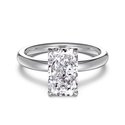 CRUSHED RADIANT RING - Fine Silver-7 / Silver