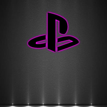 Shayona Personalized  GAMING Backlit LED Logo with Acrylic Finish-S- 12 x 12 inch