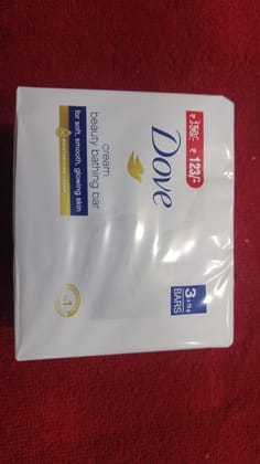DOVE CREAM BEAUTY BATHING BAR 3 N 75GM PACK