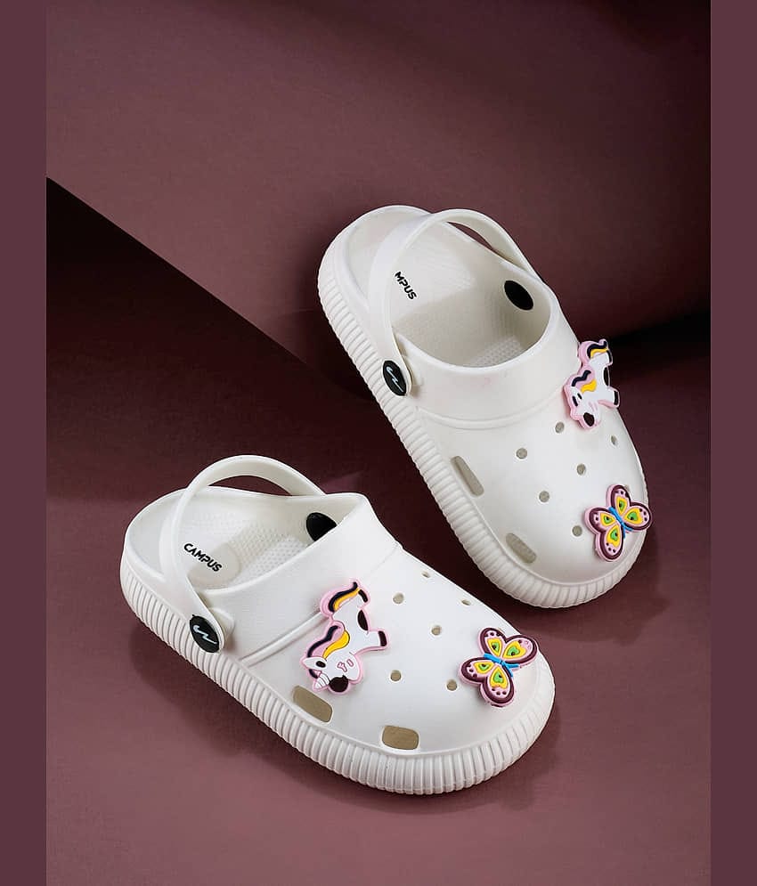 Campus GC-9002K White Boy's Clogs ( 1 Pair )
