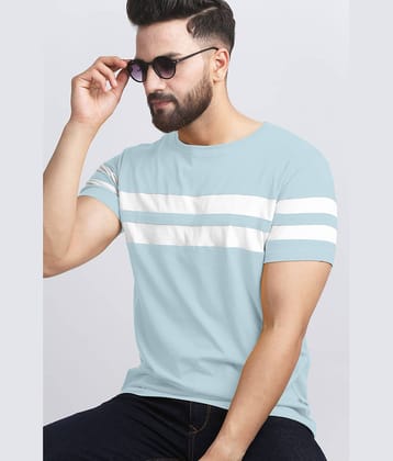 AUSK Pack of 1 Cotton Blend Regular Fit Men's T-Shirt ( Sea Green )