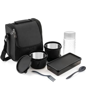 iview kitchenware Kids/Adult/College Stainless Steel Lunch Box 3 - Container ( Pack of 1 )