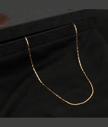 FASHION FRILL Gold Plated Chain ( Set of 1 )