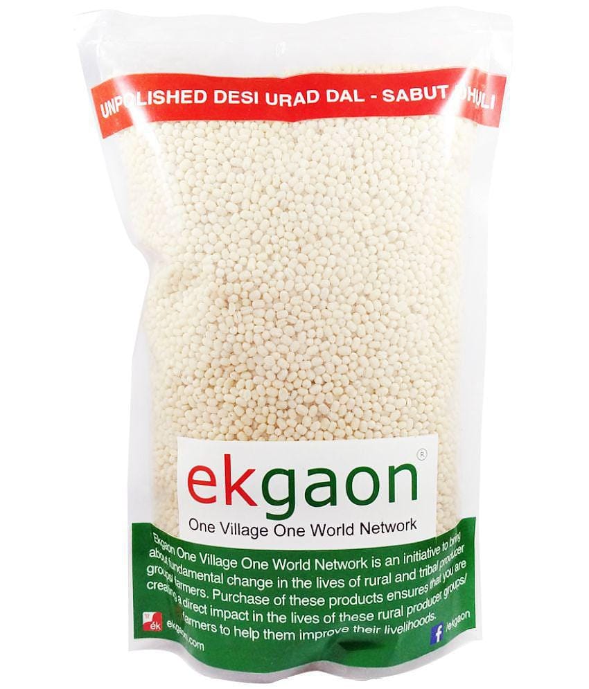 Ekgaon Unpolished  Urad Dal  Sabut Dhuli 950 gm