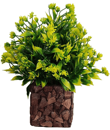 BAARIG - Green Wild Artificial Bonsai ( Pack of 1 )