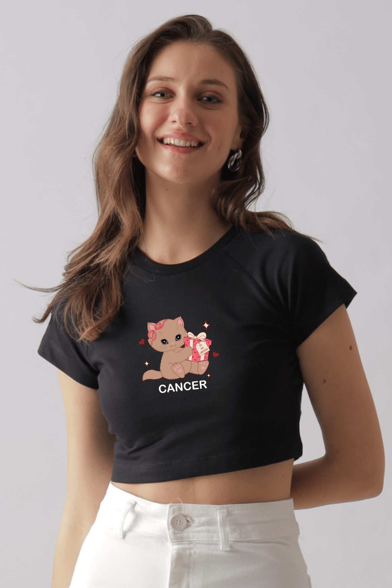 CANCER -Baby tee-XS