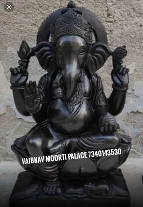 Black Marble Ganesh Statue, Home