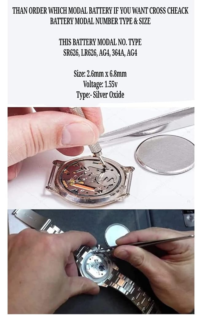 Exelent 10-Pack SR626SW Wrist Watch Battery Cell LRAGButton Batteries -1.5V Alkaline, Universal for Mens and Womens Small Analog Watches -364A, 376, 377A 377 Cell