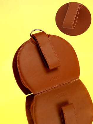 The Soiree Hand Bag - Chocolate Brown-Handbag