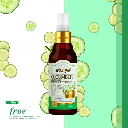 Atulya Cucumber Hydrating Facial Mist Toner - 150ml Atulya Cucumber Hydrating Facial Mist Toner - 150ml