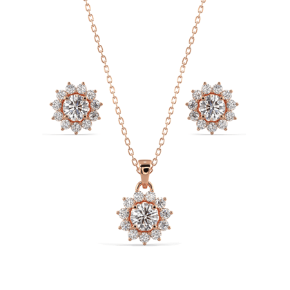 Starburst Diamond Set YELLOW GOLD